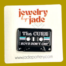 Load image into Gallery viewer, Beastie Boys / the Cure cassette tape mix tape 90&#39;s funny retro style enamel pin
