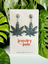 Load image into Gallery viewer, Large Mary Jane Handmade Porcelain Earrings
