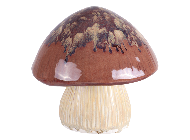Stoneware Amanita Mushroom