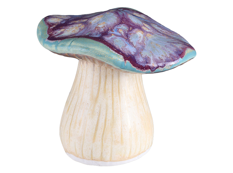 Stoneware Russula Mushroom