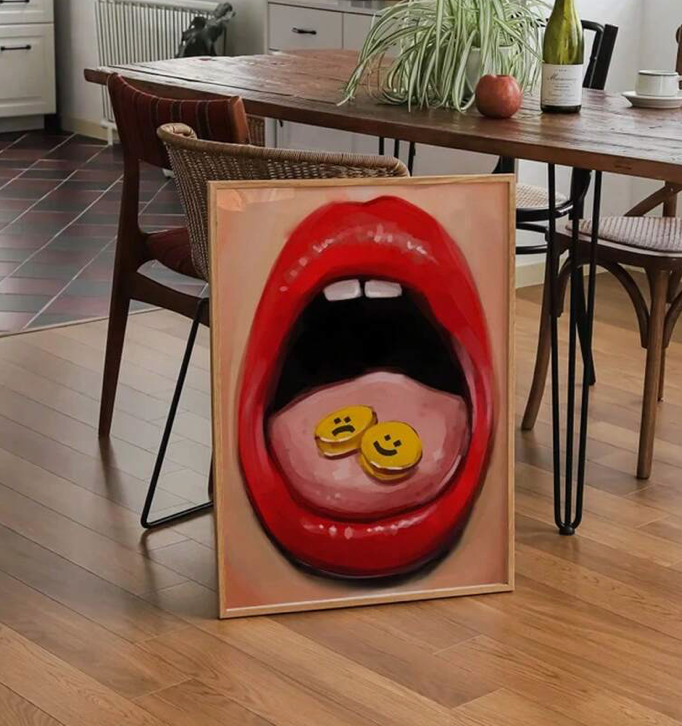 Happy Pills Canvas Poster 12x16