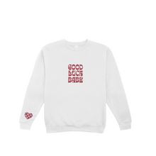 Load image into Gallery viewer, &quot;Good Luck Babe&quot; Stitched by Jade Custom Embroidered Crew Neck
