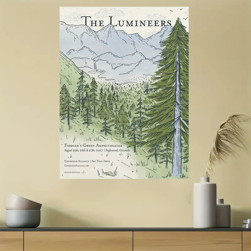 The Lumineers Canvas Poster 12x16