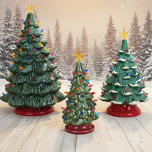 Load image into Gallery viewer, Three Trees Centered - Winter Scene
